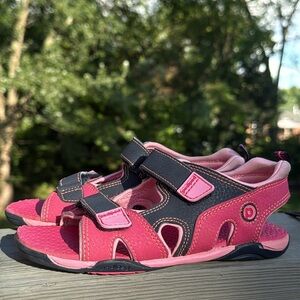 Pediped Little Girls Navigator Flex Velcro Water Safe Sandals (Size: 13-13.5)EUC